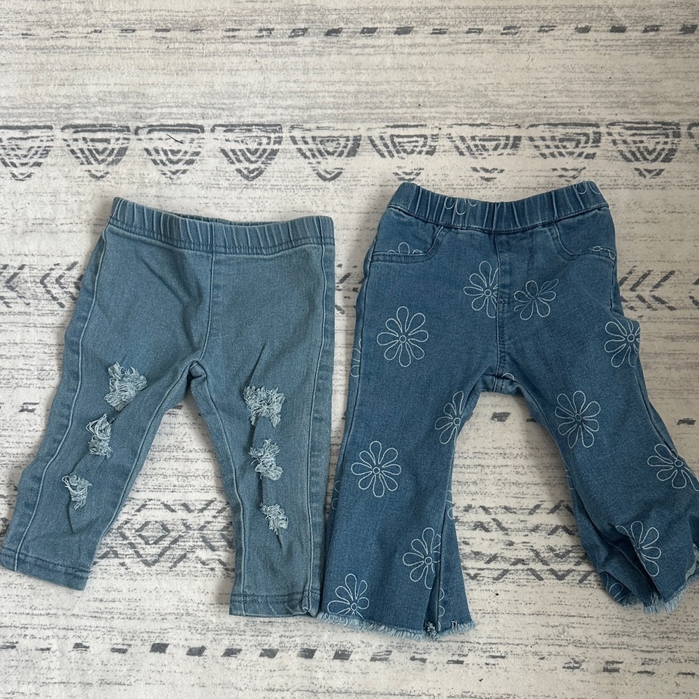 Kids Denim Blue Jeans Set